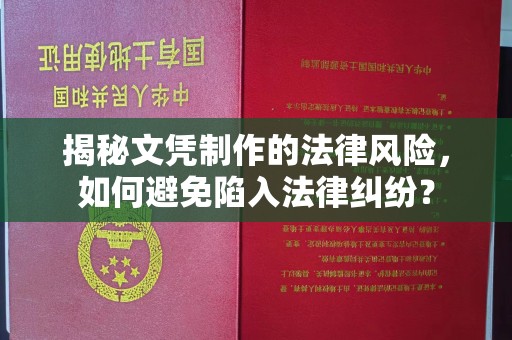 彭阳揭秘文凭制作的法律风险，如何避免陷入法律纠纷？